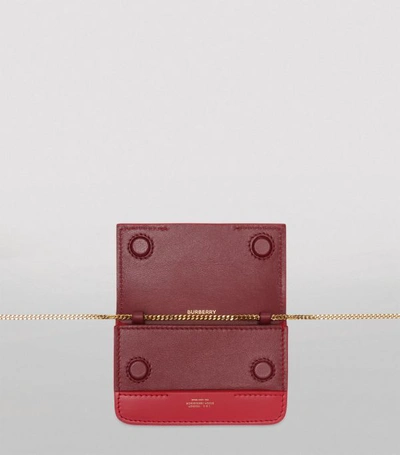 Shop Burberry Chain Strap Card Case