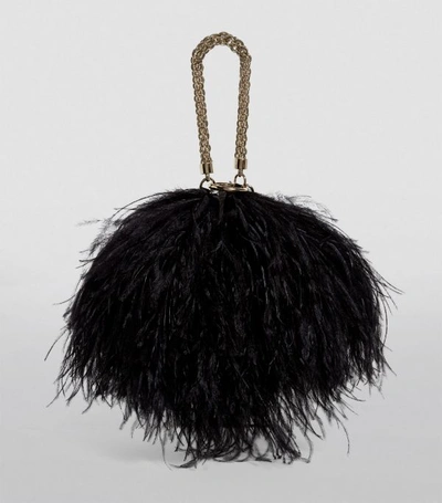 Shop Jimmy Choo Callie Feather Clutch Bag