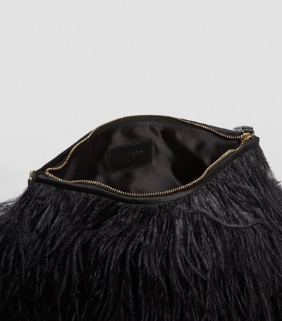 Shop Jimmy Choo Callie Feather Clutch Bag