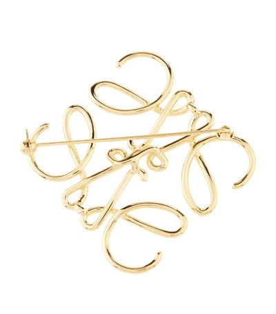 Shop Loewe Anagram Brooch