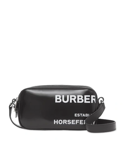 Shop Burberry Mini Horseferry Canvas Camera Bag