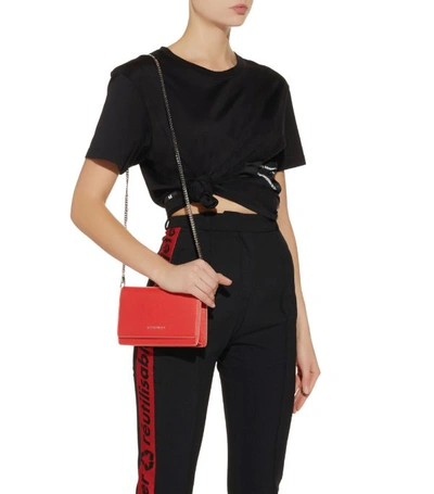 Shop Givenchy Leather Pandora Wallet Bag