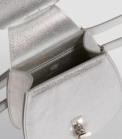 Shop Mcm Metallic Leather Milano Belt Bag