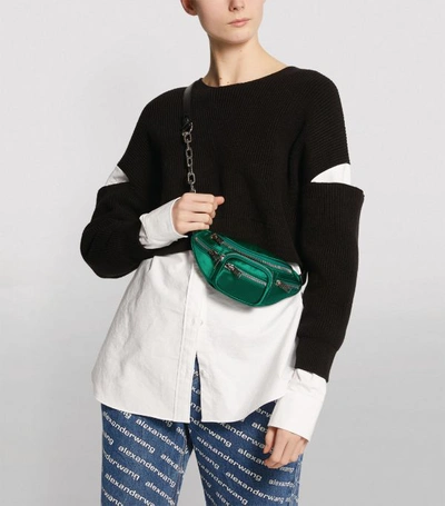 Shop Alexander Wang Satin Attica Mini Belt Bag