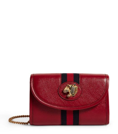 Shop Gucci Leather Rajah Mini Bag