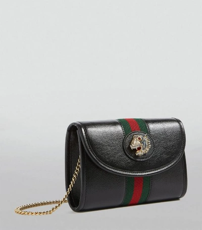 Shop Gucci Leather Rajah Mini Bag