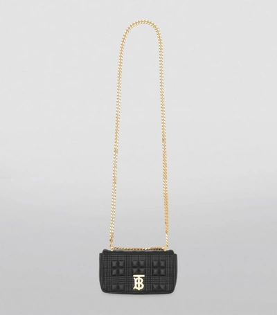 Shop Burberry Mini Quilted Leather Lola Shoulder Bag