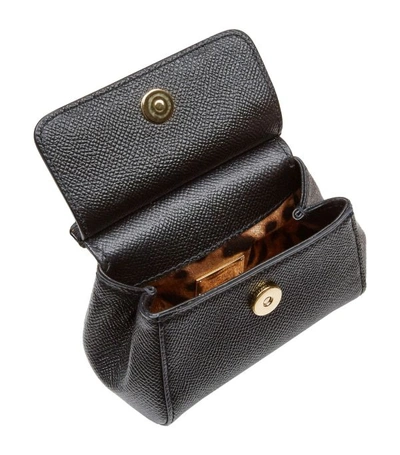 Shop Dolce & Gabbana Mini Leather Silicy Bag