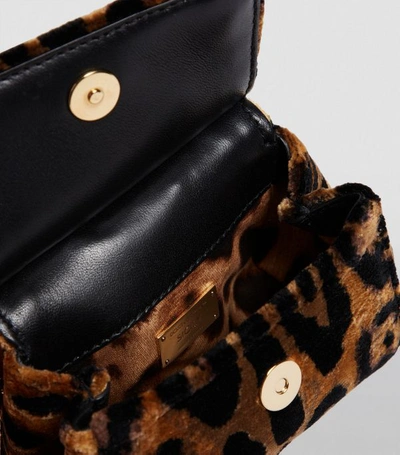 Shop Dolce & Gabbana Mini Leopard-print Sicily Bag