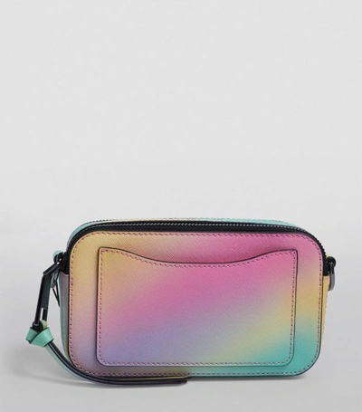 Shop Marc Jacobs The Leather Snapshot Airbrush Camera Bag