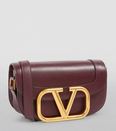 Shop Valentino Garavani Leather Supervee Cross-body Bag