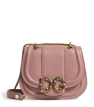 Shop Dolce & Gabbana Leather Amore Bag