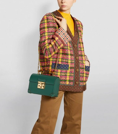 Shop Gucci Small Leather Padlock Shoulder Bag