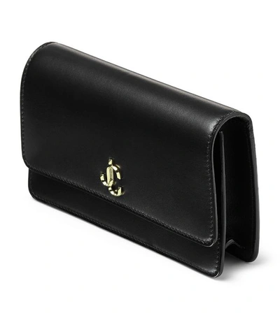 Shop Jimmy Choo Leather Monogram Varenne Belt Bag
