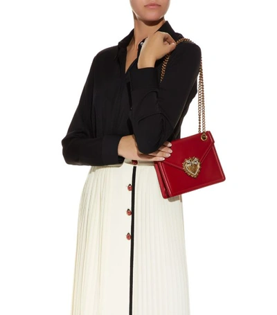 Shop Dolce & Gabbana Medium Devotion Phone Bag