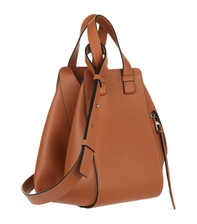 Shop Loewe Small Leather Hammock Bag