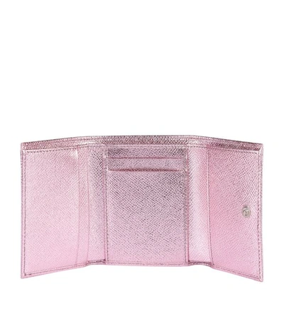 Shop Dolce & Gabbana Leather French Flap Wallet