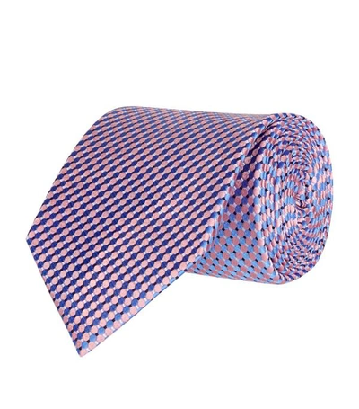 Shop Eton Geometric Pattern Tie