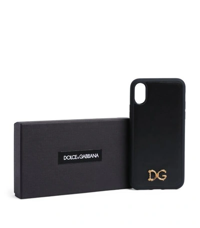 Shop Dolce & Gabbana Leather Iphone X/xs Case