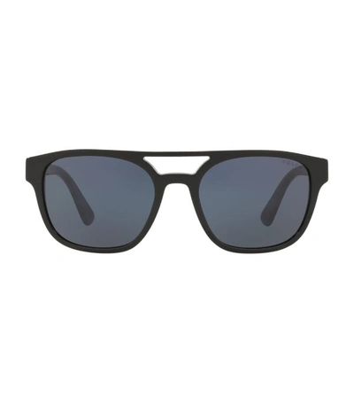 Shop Prada Acetate Aviator Sunglasses