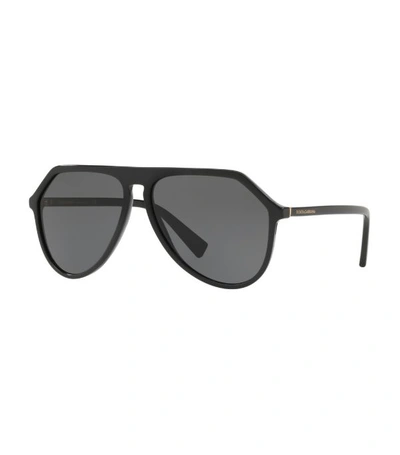 Shop Dolce & Gabbana Dg4341 Pilot Sunglasses