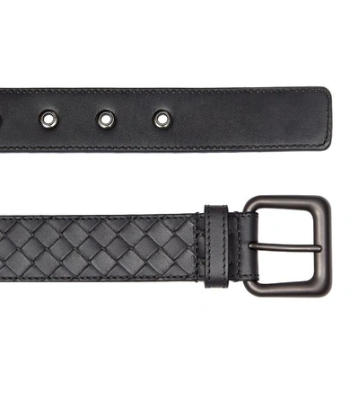 Shop Bottega Veneta Intrecciato Leather Belt