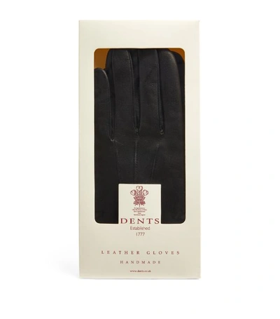 Shop Dents Leather Gloves In Black