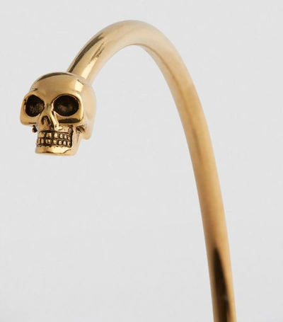 Shop Alexander Mcqueen Twin Skull Bracelet