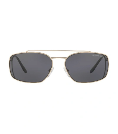 Shop Prada Rectangle Sunglasses