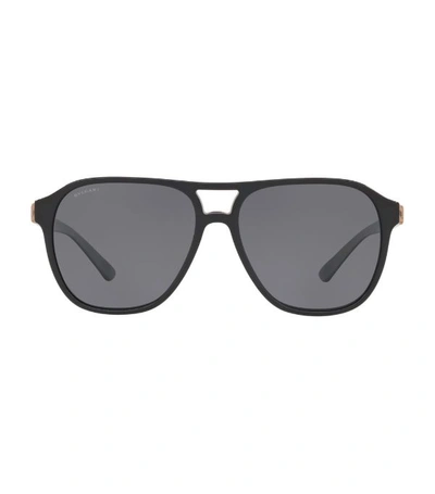 Shop Bvlgari Pilot Sunglasses