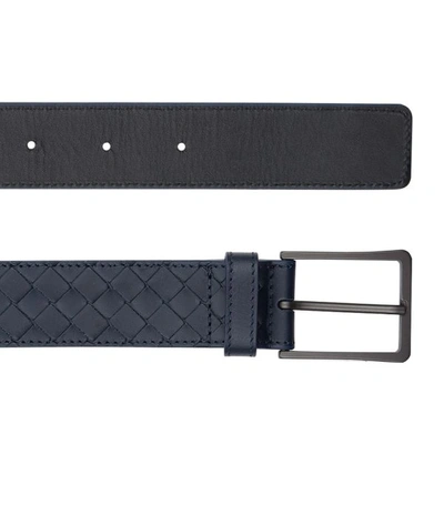 Shop Bottega Veneta Intrecciato Leather Belt