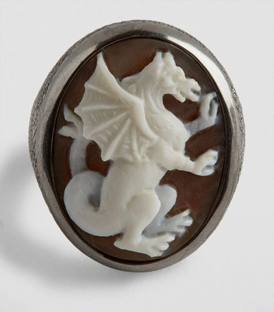Shop Amedeo Sterling Silver Dragon Ring