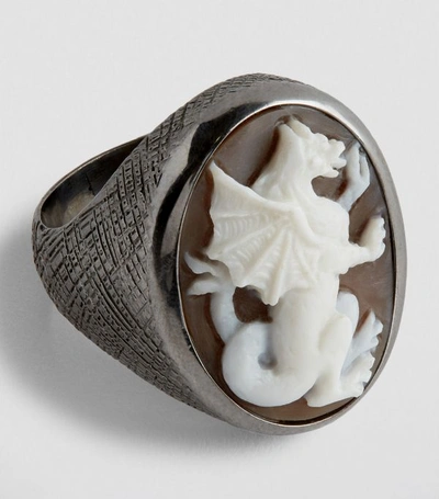 Shop Amedeo Sterling Silver Dragon Ring