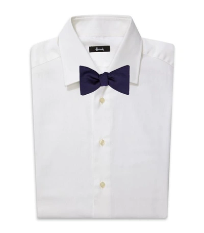 Shop Eton Silk Pre-tied Bowtie In Navy