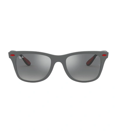 Shop Ray Ban Scuderia Ferrari Wayfarer Sunglasses
