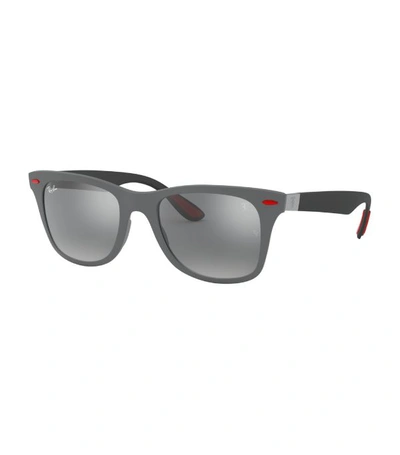 Shop Ray Ban Scuderia Ferrari Wayfarer Sunglasses