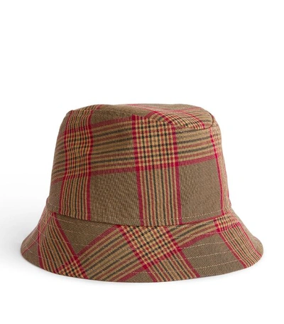 Shop Barena Venezia Check Bucket Hat