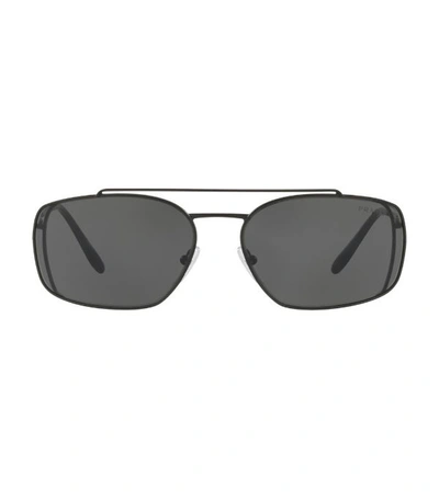 Shop Prada Rectangle Sunglasses