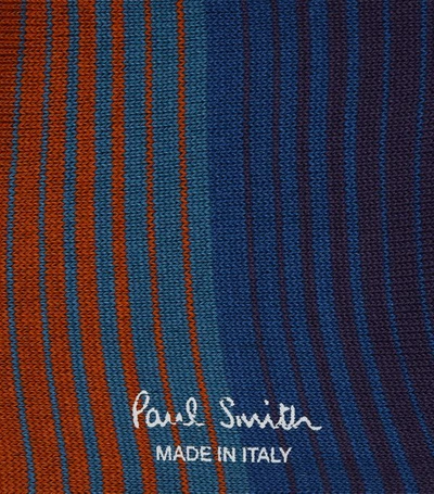 Shop Paul Smith Gradient Stripe Socks