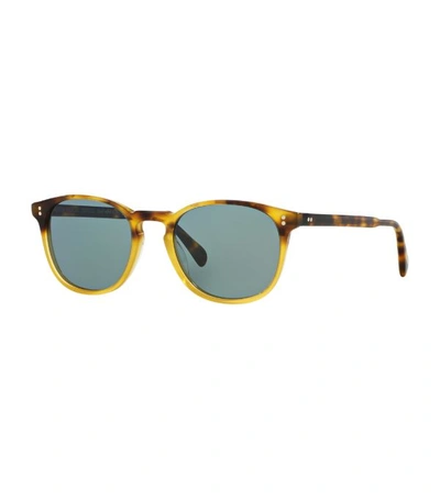 Shop Oliver Peoples Finley Tortoiseshell Sunglasses