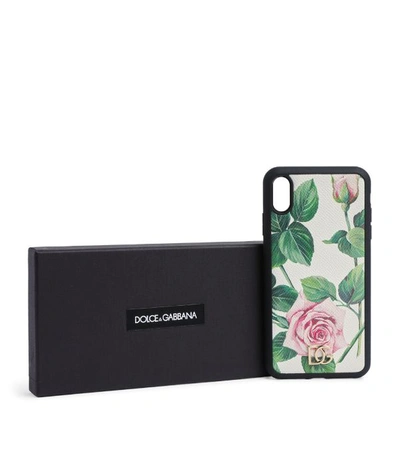 Shop Dolce & Gabbana Leather Iphone Xs Max Case