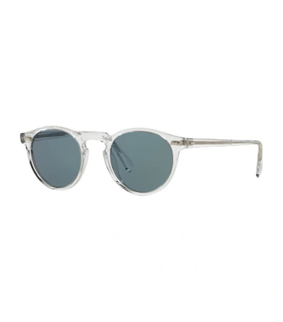 Shop Oliver Peoples Gregory Peck Round Sunglasses