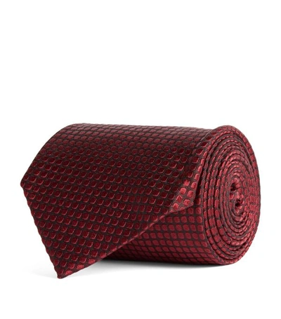 Shop Tom Ford Textured Silk Tie