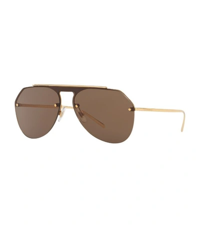 Shop Dolce & Gabbana Pilot Sunglasses