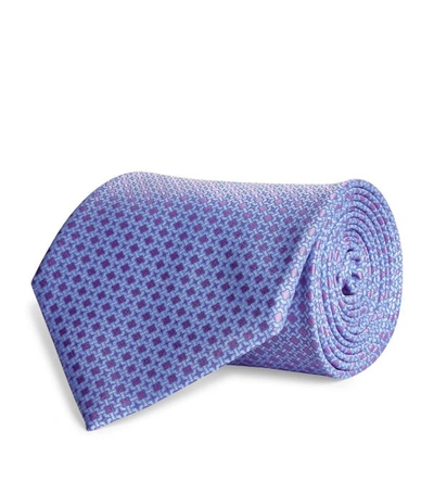 Shop Stefano Ricci Patterned Silk Tie
