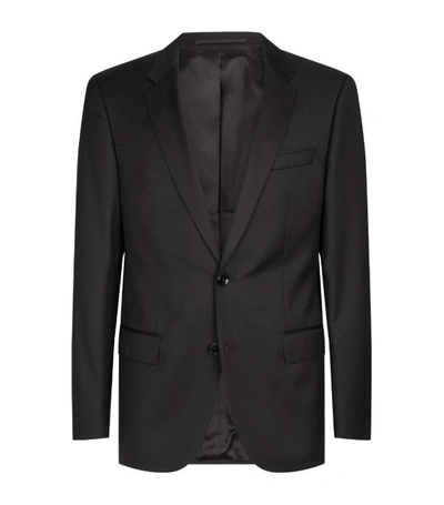 Hugo Boss Black Hayes Slim-fit Super 120s Virgin Wool Suit Jacket In Light  Grey | ModeSens