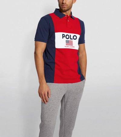 Shop Polo Ralph Lauren Stars And Stripes Polo Shirt