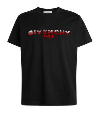 Shop Givenchy Felt Logo T-shirt