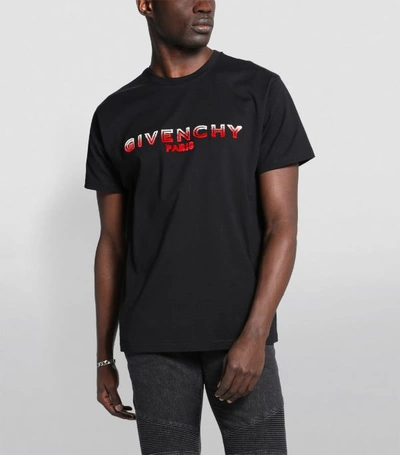 Shop Givenchy Felt Logo T-shirt