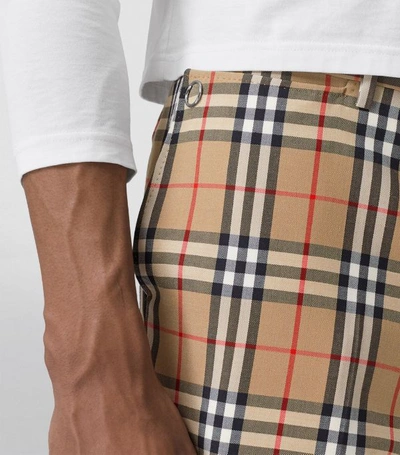 Shop Burberry Vintage Check Sailor Trousers